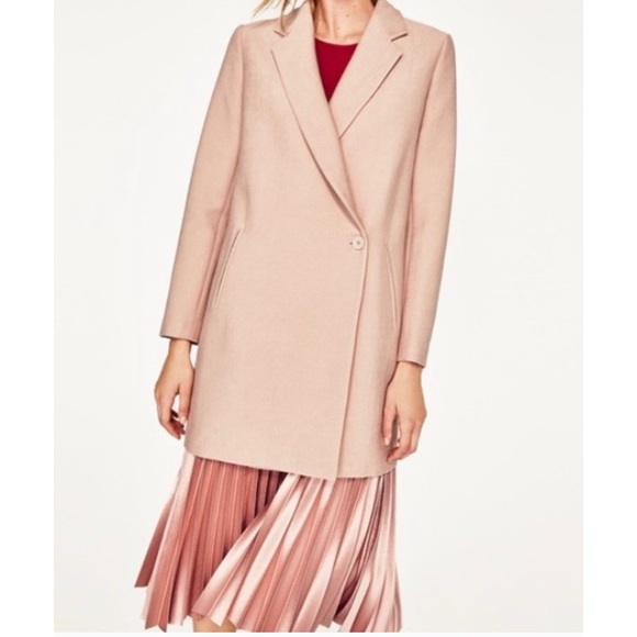 Zara Jackets & Blazers - ZARA Double Breasted Crossover Coat Jacket